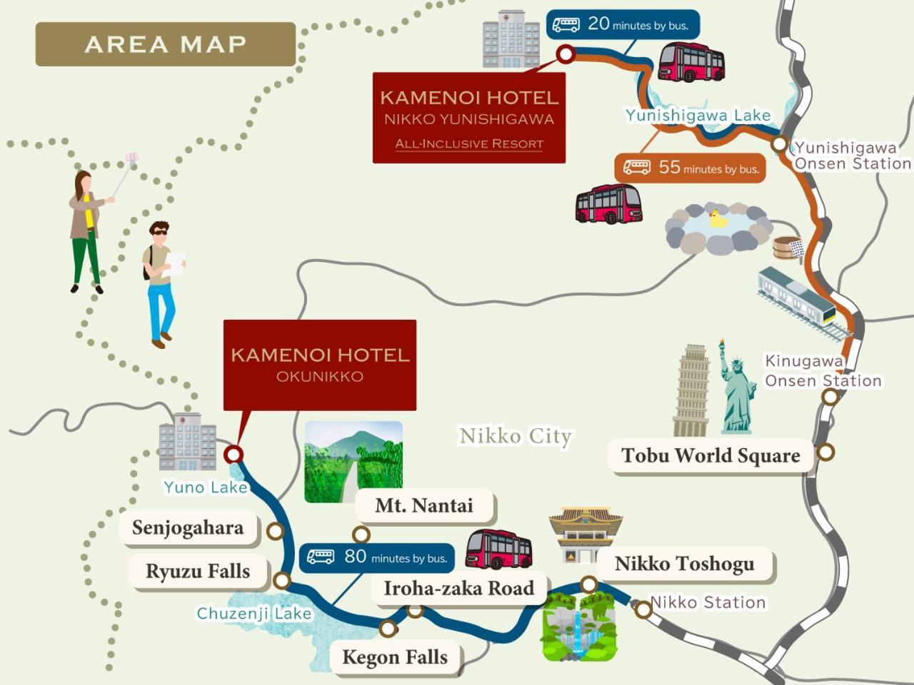 Kamenoi Hotel Nikko Yunishigawa All-Inclusive Resort Ngoại thất bức ảnh
